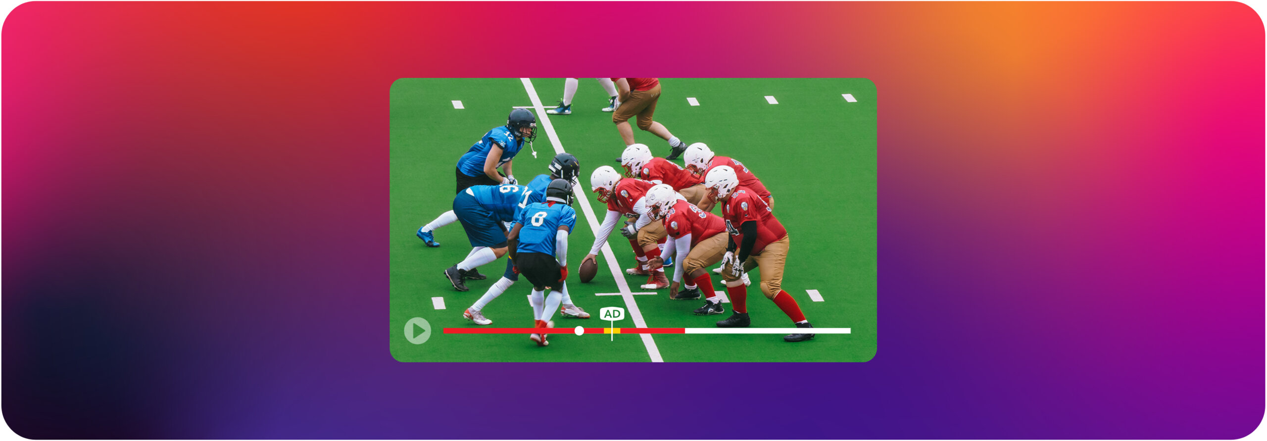 Tv stream of American football