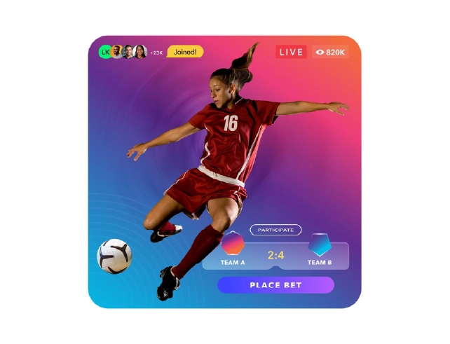 live sports betting for women's soccer game